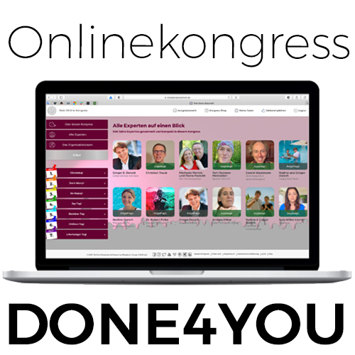 Dein eigener Onlinekongress • Done for you